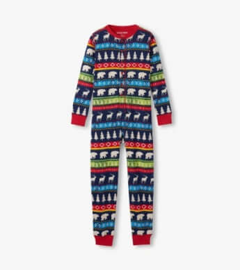 Little BlueHousebyHatley | Navy Fair Isle Kids Union Suit