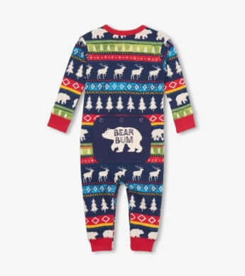 LittleBlueHousebyHatley | Navy Fair Isle Baby Union Suit