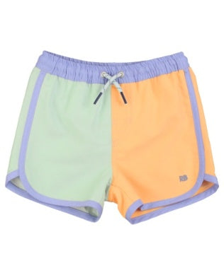 RuffleButts | Dolphin Hem Swim Trunks