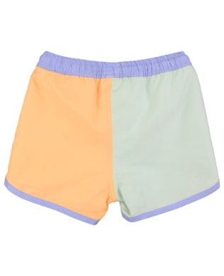 RuffleButts | Dolphin Hem Swim Trunks