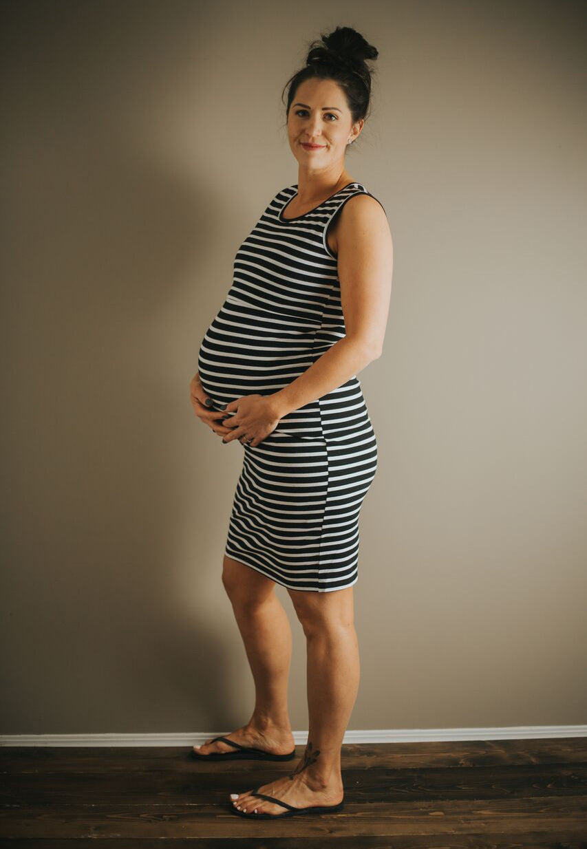 Brittany Maternity and Nursing Dress