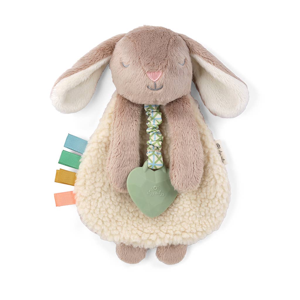 Coming Soon | Taupe Bunny Itzy Friends Lovey™ Plush - Pink & Blue Kidz Clothing