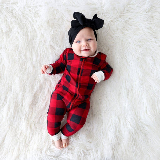 Lola & Taylor - Lola & Taylor - Country Moose Infant Romper