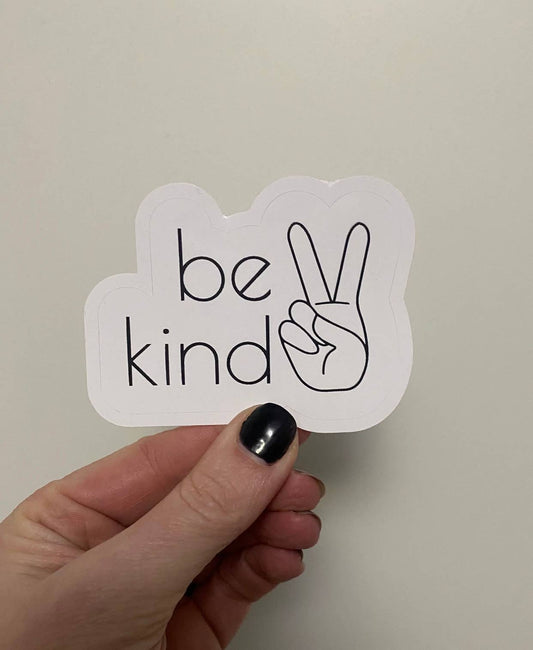 Be Kind Sticker - Pink & Blue Kidz Clothing