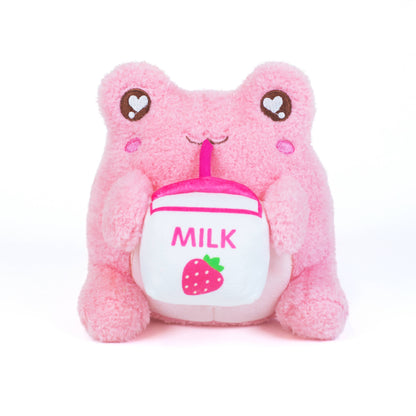 Coming Soon - Lil Series - Strawberry Milk Sippin' Wawa (Scented Plush) - Pink & Blue Kidz Clothing